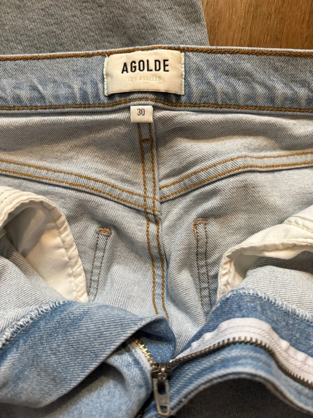 Agolde Wide Leg Jeans Size 30 - Picture 7 of 16